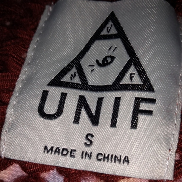 UNIF Crochet Dress Top Cover Up Tunic Shirt - Picture 4 of 10